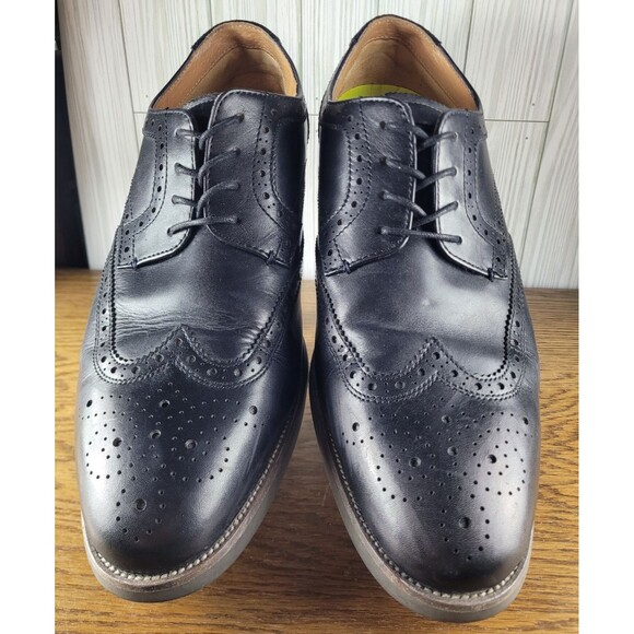 Florsheim Midtown Wingtip Black Lace Up Oxford 11937-001 Size 11M - Picture 1 of 7